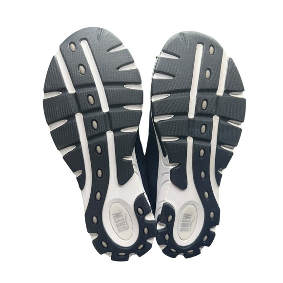 Drew Aaron Shoes Men's 8 Wide Navy Combo New Orthopedic - Picture 4 of 8